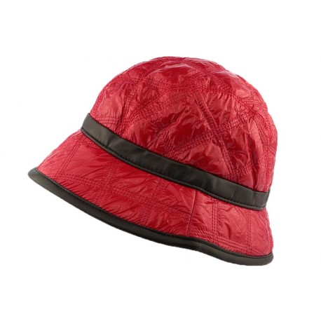 Chapeau Pluie Nyls Création Eleo Rouge CHAPEAUX Nyls Création