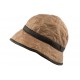 Chapeau Pluie Nyls Création Eleo Beige CHAPEAUX Nyls Création