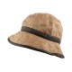 Chapeau Pluie Nyls Création Eleo Beige CHAPEAUX Nyls Création