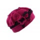 Toque en laine bouillie Olga Léon Montane Fuschia et Pourpre ANCIENNES COLLECTIONS divers