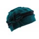 Toque en laine bouillie Olga Marine et Turquoise CHAPEAUX Léon montane