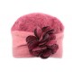 Toque laine bouillie Lydia Léon Montane Rose et Rose Clair CHAPEAUX Nyls Création