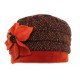 Toque Bonnet Laine Bouillie Luna Léon Montane Rouille Orange ANCIENNES COLLECTIONS divers