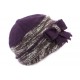 Chapeau Célia Léon Montane en laine bouillie Violet CHAPEAUX Léon montane