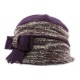 Chapeau Célia Léon Montane en laine bouillie Violet CHAPEAUX Léon montane