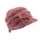 Chapeau Célia léon Montane en laine bouillie Rose CHAPEAUX Léon montane