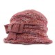 Chapeau Célia léon Montane en laine bouillie Rose CHAPEAUX Léon montane