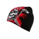 Bonnet Biker avec pirate Noir et Rouge ANCIENNES COLLECTIONS divers