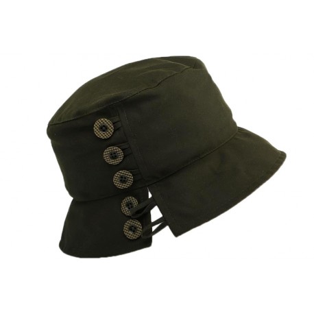 Chapeau Pluie Lynda Vert Kaki ANCIENNES COLLECTIONS divers