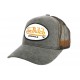 Casquette Trucker Von Dutch Grise Logo Blanc CASQUETTES VON DUTCH