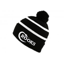 Bonnet Crooks and Castles Gun Logo Noir BONNETS CROOKS & CASTLES