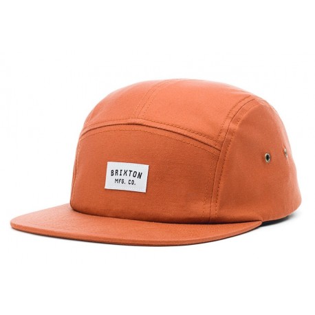 Casquette 5 panel Brixton Hendrick Burnt Orange ANCIENNES COLLECTIONS divers