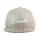 Snapback Crooks and Castles Script New Era Grise ANCIENNES COLLECTIONS divers