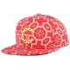 Strapback Crooks and Castles Thuxury Venetian Rouge CASQUETTES CROOKS & CASTLES