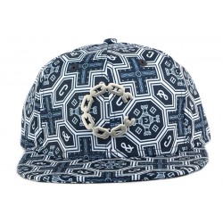 Strapback Crooks and Castles Thuxury Venetian Bleu CASQUETTES CROOKS & CASTLES