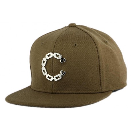 Strapback Crooks and Castles Thuxury Chain Verte ANCIENNES COLLECTIONS divers