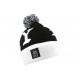 Bonnet Pompon Noir et Blanc NY SSUR ANCIENNES COLLECTIONS divers