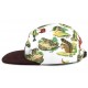 Casquette 5 panel Hype Vintage Animals Ecru et Marron ANCIENNES COLLECTIONS divers