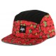 Casquette 5 panel Hype Strawberries Rouge et Noire ANCIENNES COLLECTIONS divers