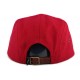 Casquette 5 panel Hype Wool Rouge ANCIENNES COLLECTIONS divers