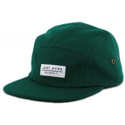 Casquette 5 panel Hype Wool Verte ANCIENNES COLLECTIONS divers