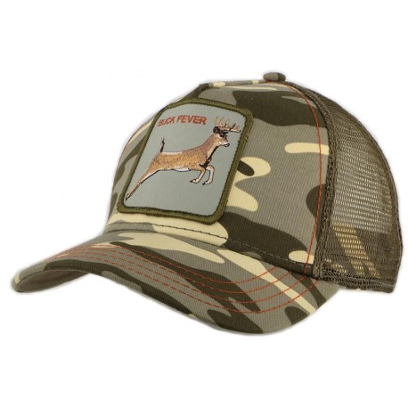 Casquette Trucker Goorin Bros 4 Points camouflage kaki ANCIENNES COLLECTIONS divers