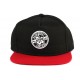 Snapback Hype RAINFOREST Noire et Rouge CASQUETTES HYPE