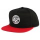 Snapback Hype RAINFOREST Noire et Rouge CASQUETTES HYPE