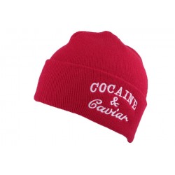 Bonnet Rouge à revers JBB Couture BONNETS JBB COUTURE