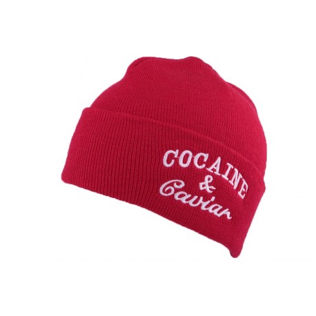 Bonnet Rouge à revers JBB Couture BONNETS JBB COUTURE