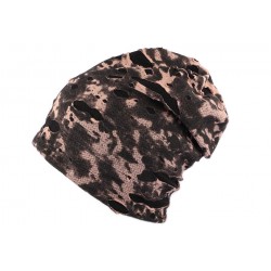 Bonnet Oversize Camouflage Noir Nyls Création ANCIENNES COLLECTIONS divers