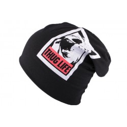 Bonnet Oversize Noir Thug Life ANCIENNES COLLECTIONS divers