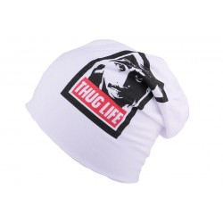 Bonnet Oversize blanc Thug Life ANCIENNES COLLECTIONS divers