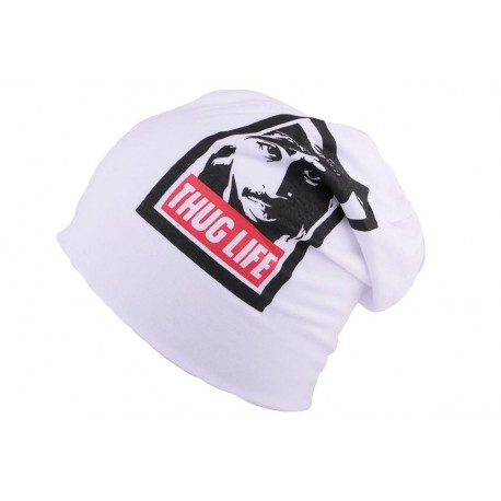 Bonnet Oversize blanc Thug Life ANCIENNES COLLECTIONS divers