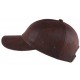 Casquette simili Cuir Marron Beaver Aussie Apparel CASQUETTES Aussie Apparel