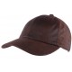 Casquette simili Cuir Marron Beaver Aussie Apparel CASQUETTES Aussie Apparel