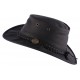 Chapeau Cuir Noir Sundowner Barmah Hats ANCIENNES COLLECTIONS divers