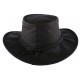 Chapeau Cuir Noir Sundowner Barmah Hats ANCIENNES COLLECTIONS divers