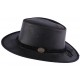 Chapeau Cuir Noir Brady Oil par Barmah Hats ANCIENNES COLLECTIONS divers