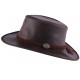 Chapeau Cuir Marron Brady Oil par Barmah Hats ANCIENNES COLLECTIONS divers