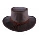 Chapeau Cuir Marron Brady Oil par Barmah Hats ANCIENNES COLLECTIONS divers