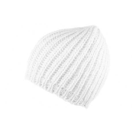 Bonnet et écharpe Blanche Rita par Nyls Création BONNETS Nyls Création