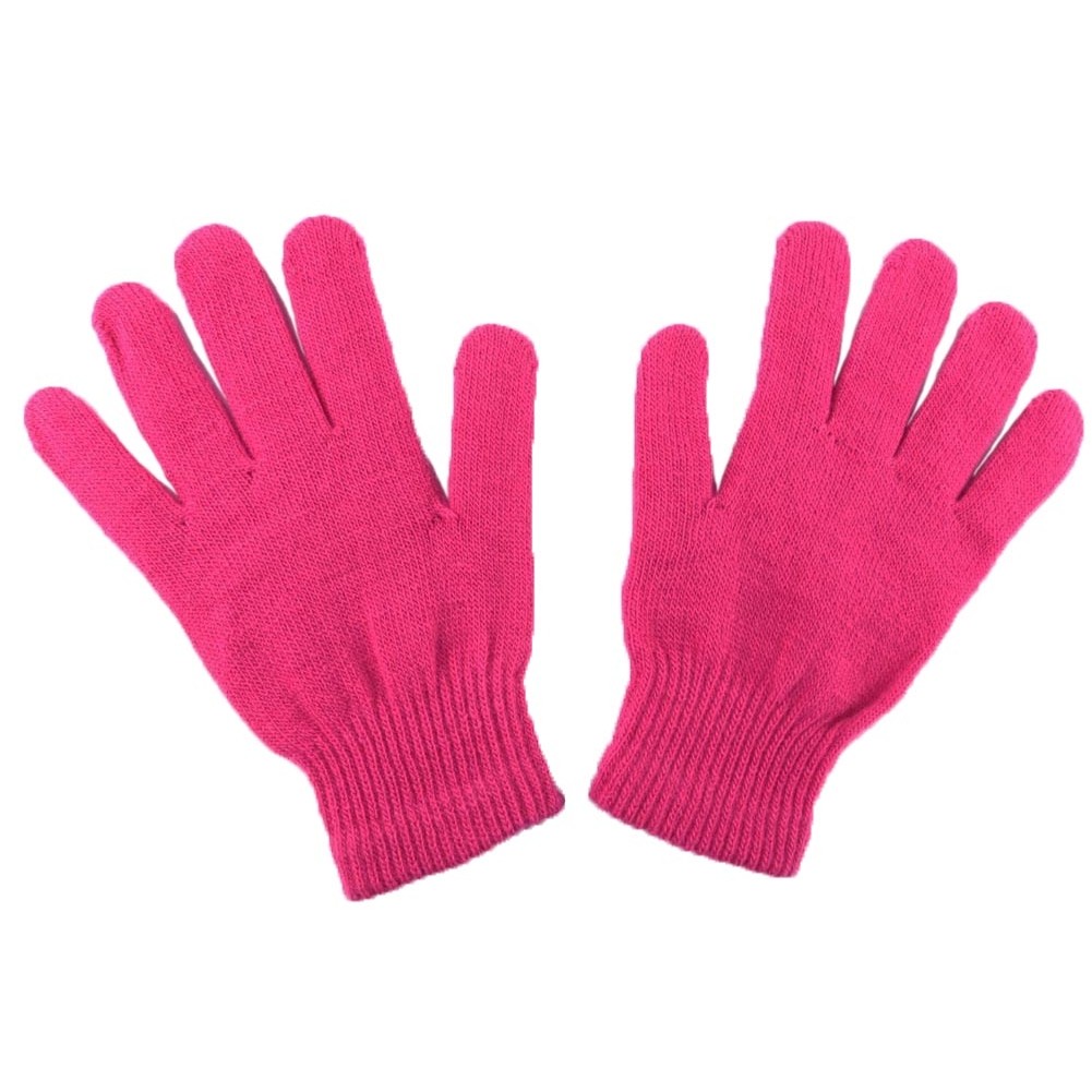 Gants Femme Rose Fuchsia Uni