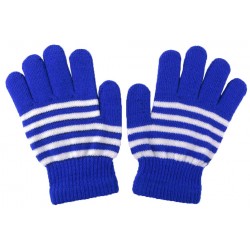 Gants Enfant Rayés Bleu et Blanc Gants Léon montane