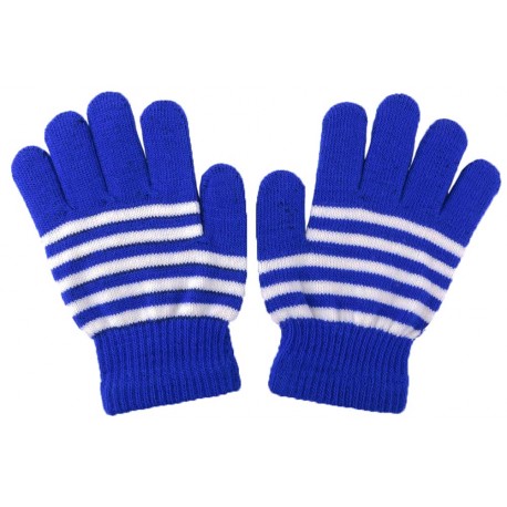 Gants Enfant Rayés Bleu et Blanc Gants Léon montane