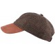 Casquette Baseball Tweed Marron Olney headwear CASQUETTES Olney Headwear Limited