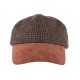 Casquette Baseball Tweed Marron Olney headwear CASQUETTES Olney Headwear Limited