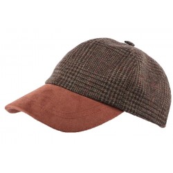 Casquette Baseball Tweed Marron Olney headwear CASQUETTES Olney Headwear Limited