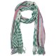Foulard Vert et Rose Stains Nyls Création ANCIENNES COLLECTIONS divers