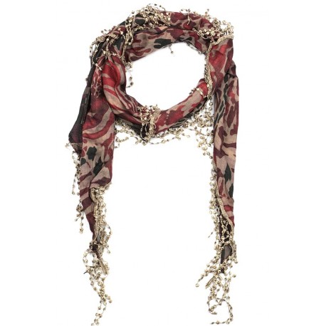 Foulard Rouge Triangle Feil Nyls Creation ANCIENNES COLLECTIONS divers